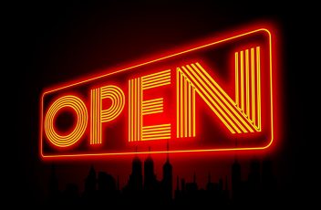 Open for business image